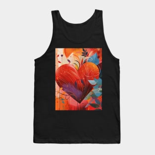 Discover True Romance: Art, Creativity and Connections for Valentine's Day and Lovers' Day Tank Top